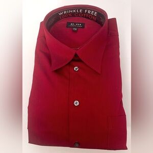 Axcess Rich Burgundy Men's Dress Shirt